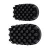 2pcs Rubber Curling Hair Brush Large and Small Size Washable Twist Curl Comb Hair Styling Tool