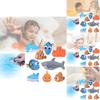 Colorful Clownfish Squeeze Water Spray Toy For Bath Time Fun And Sensory Play