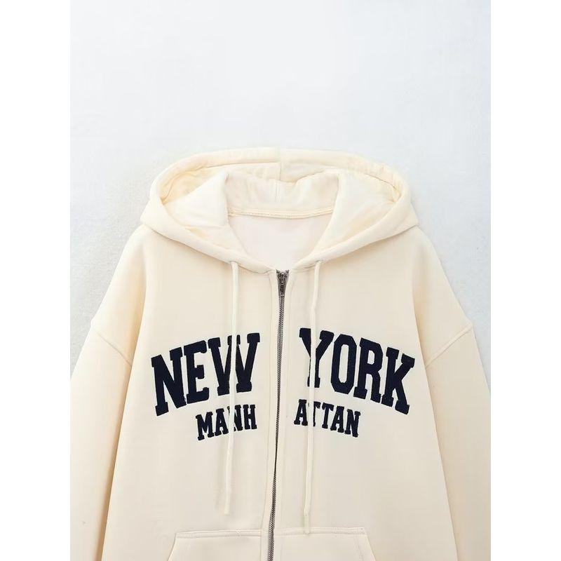 Women's Kaslead Text Sweatshirt Jogger Pants Embroider