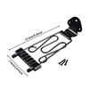 Guitar Trapeze Tailpiece with Mounting Screws, Replacement Repair Parts, Metal String Plate, 6 String for Jazz Archtop
