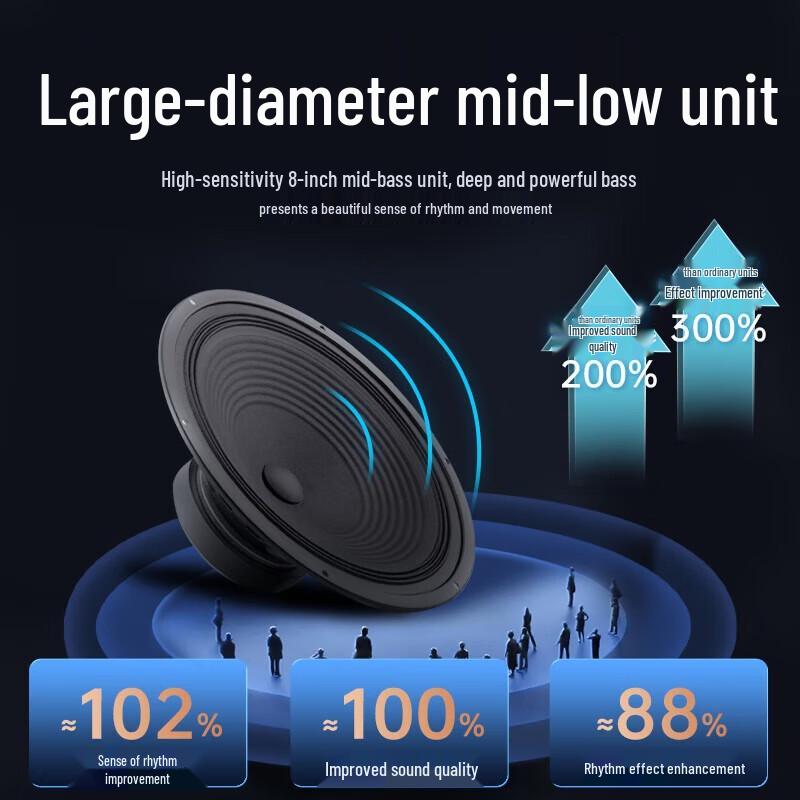 Edifier A3-8S Portable Outdoor Bluetooth Speaker with Metal Mic