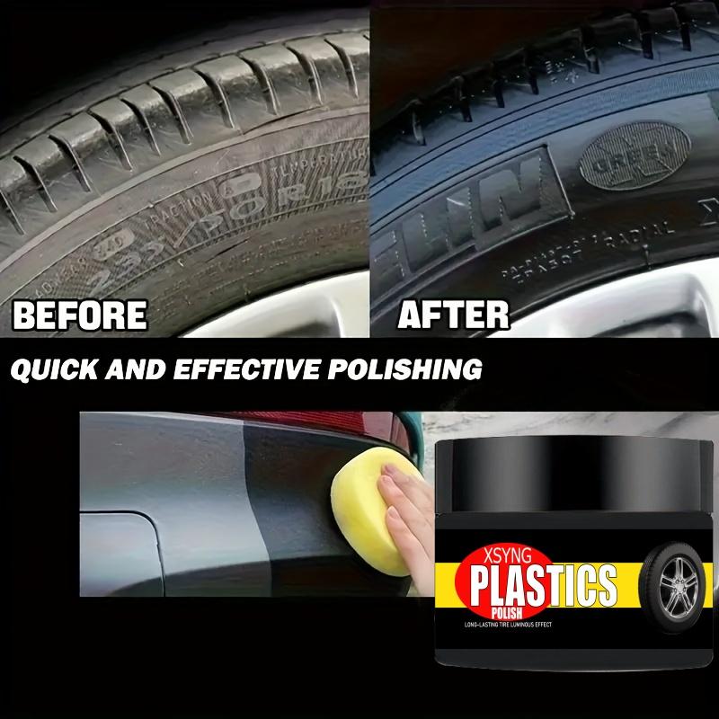 Kit de reparación de plásticos para automóviles, anti-grietas, anti-envejecimiento, reparación de arañazos de neumáticos de coche y motocicleta, fácil de usar y duradero