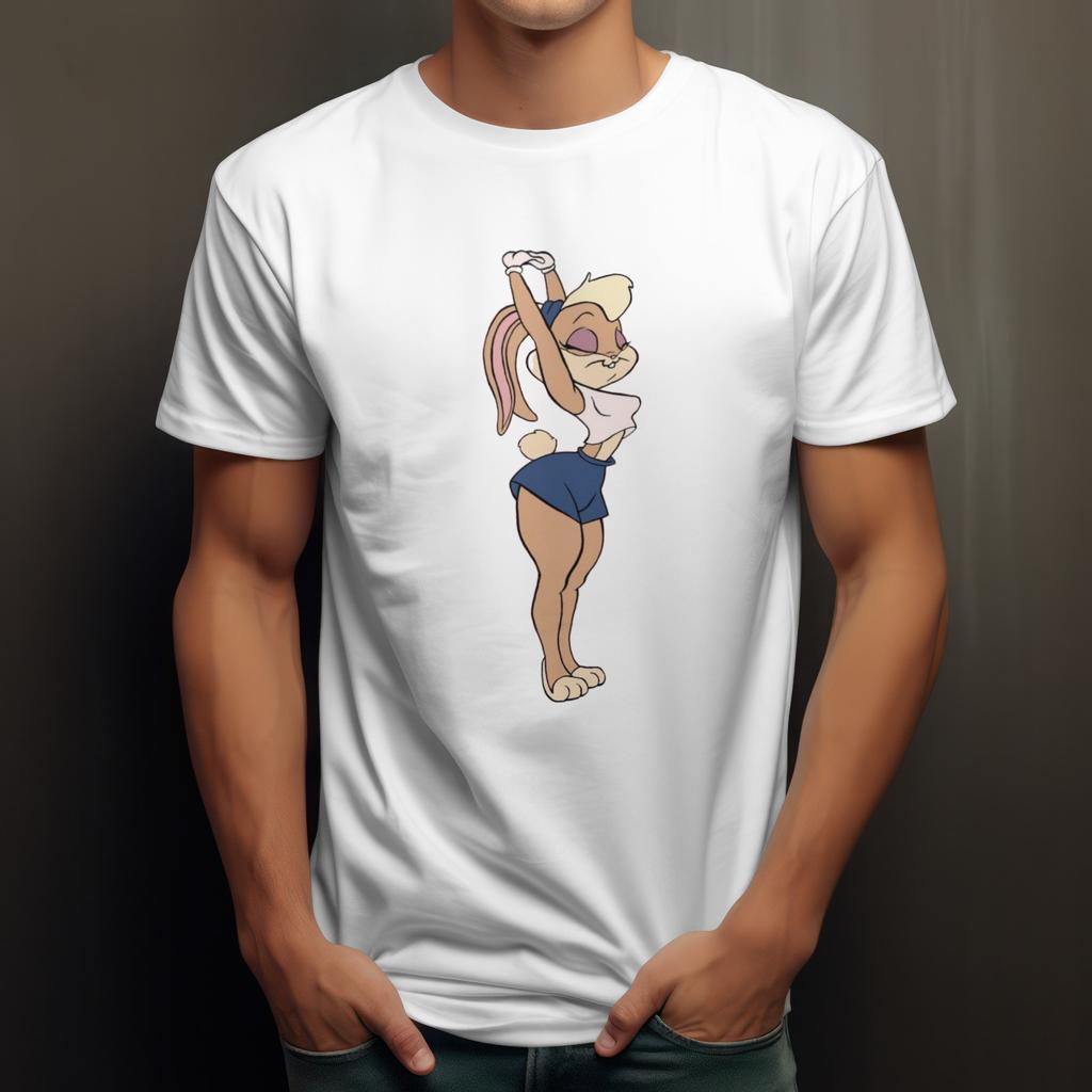LOLA BUNNY T-Shirt | Looney Tunes TV Cartoon Tee | Bugs Bunny Warner Bros Top