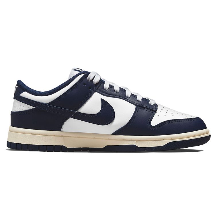 Nike  Dunk Low Vintage Navy Women Sneakers Blue White Midnight-Navy DD1503-115