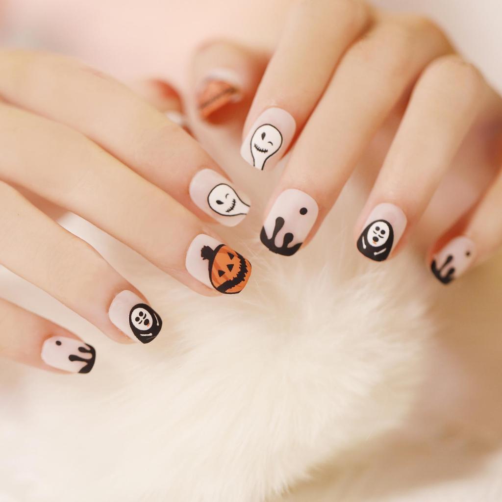 Halloween Nail Art Collection: Wearable Finished False Nails Patches