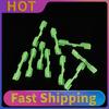 10pcs Night Fishing Rod Tip Wear-Resistant Fluorescent Lure Clip Fishing Float Tip Clip for Rod Top Glow Stick Fixed
