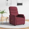 VidaXL Massage Chair Bordeaux Red Fabric 321229