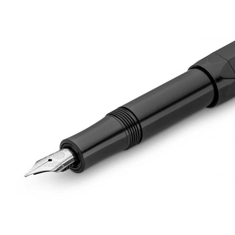 Kaweco Fountain Pen M Medium Skyline Sports SSFP-BK Black Regular Import Product Body Size: 106mmx14mmCartridge Fountain Pen10g