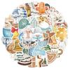 50 New Christmas Series Graffiti Stickers, Water Cup Computer Decorative Stickers, Creative Festival Stickers