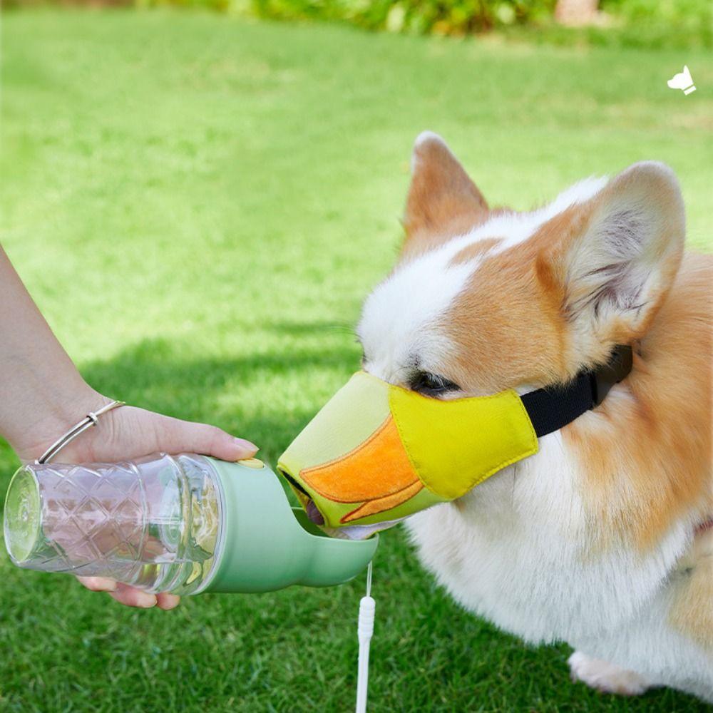 Adjustable Printed Dog Muzzle Breathable Loop Dog Mouth Durable Pet Canvas Mask For Pet