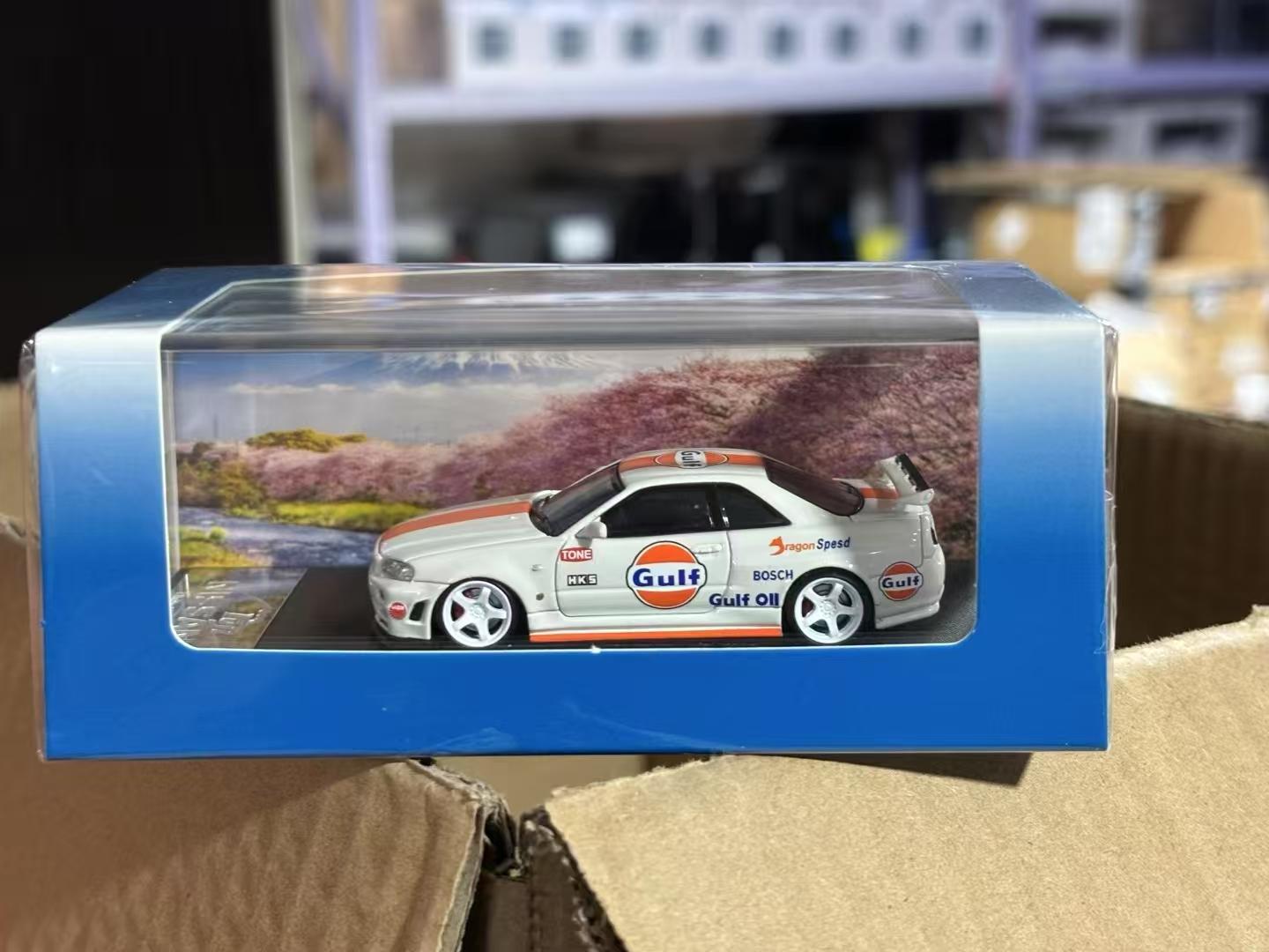 Fuji 1:64 Gtr R34 Legering Auto Model