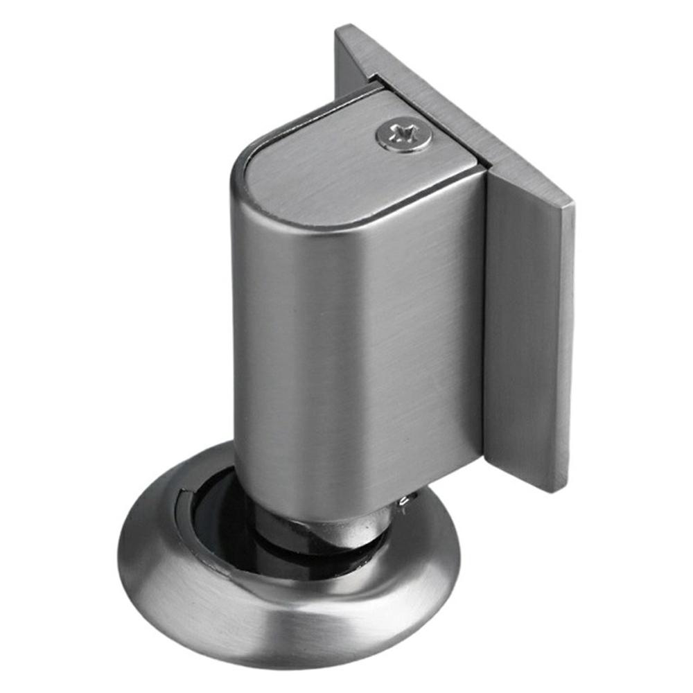 No-Drill Invisible Door Stopper Dual Magnetic Strong Hold Windproof Mute Cushioning Silicone Pad Anti-Collision