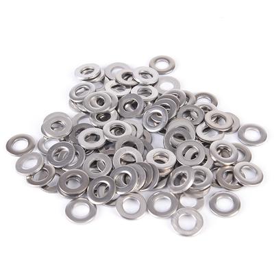100 stuks roestvrijstalen ringen metrisch platte ring schroefset M3 M4 M5 M6 M8 M10