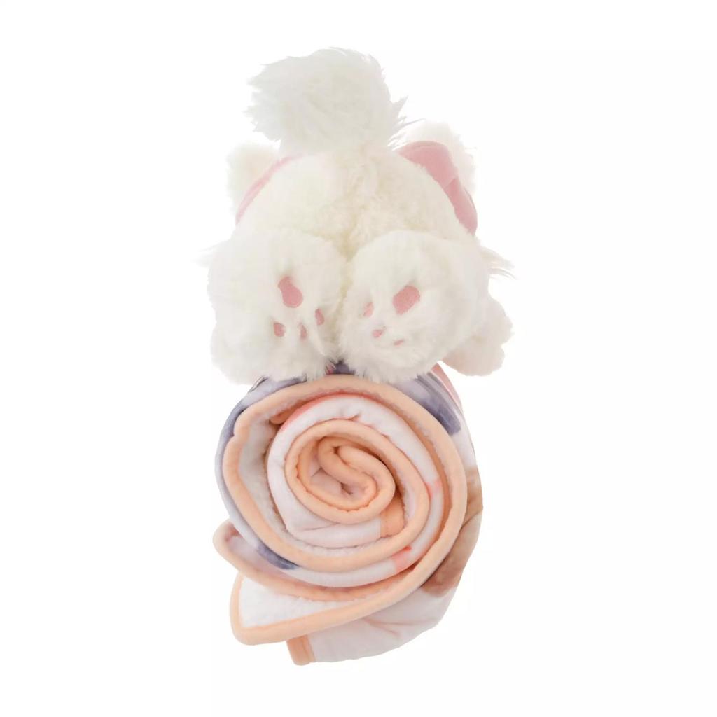 Disney The Aristocats Blanket with Plush doll ( NUIGURUMI ) Japan NEW