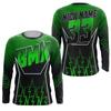 Free Custom Women Motorcycle Off-Road Oversized Racing Riding Suit Mountain Speed Control Motorcycle Men's Long Sleeved T-Shirt