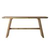 Console Style Alpin Naturel Bois Recyclé 160 Cm - Couleur: Blanc