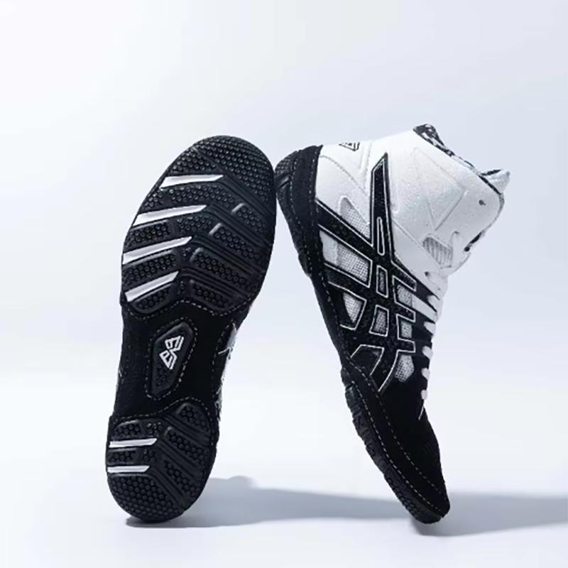 Brand V63 Mid Cut Men Women Boxing Sneakers Size 39-46 Pro Wrestling Shoes Mesh Breathable Training Boys Sambo Boots Gym Fitness