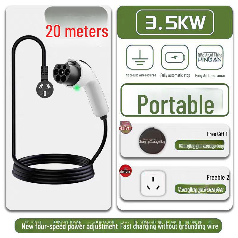 Încărcător EV Universal Portabil 3.5kW cu Cap de Încărcare cu 7 Orificii