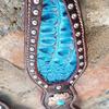 Premium Horse Show Saddle Tack Western Leather Headstall Breast Collar
