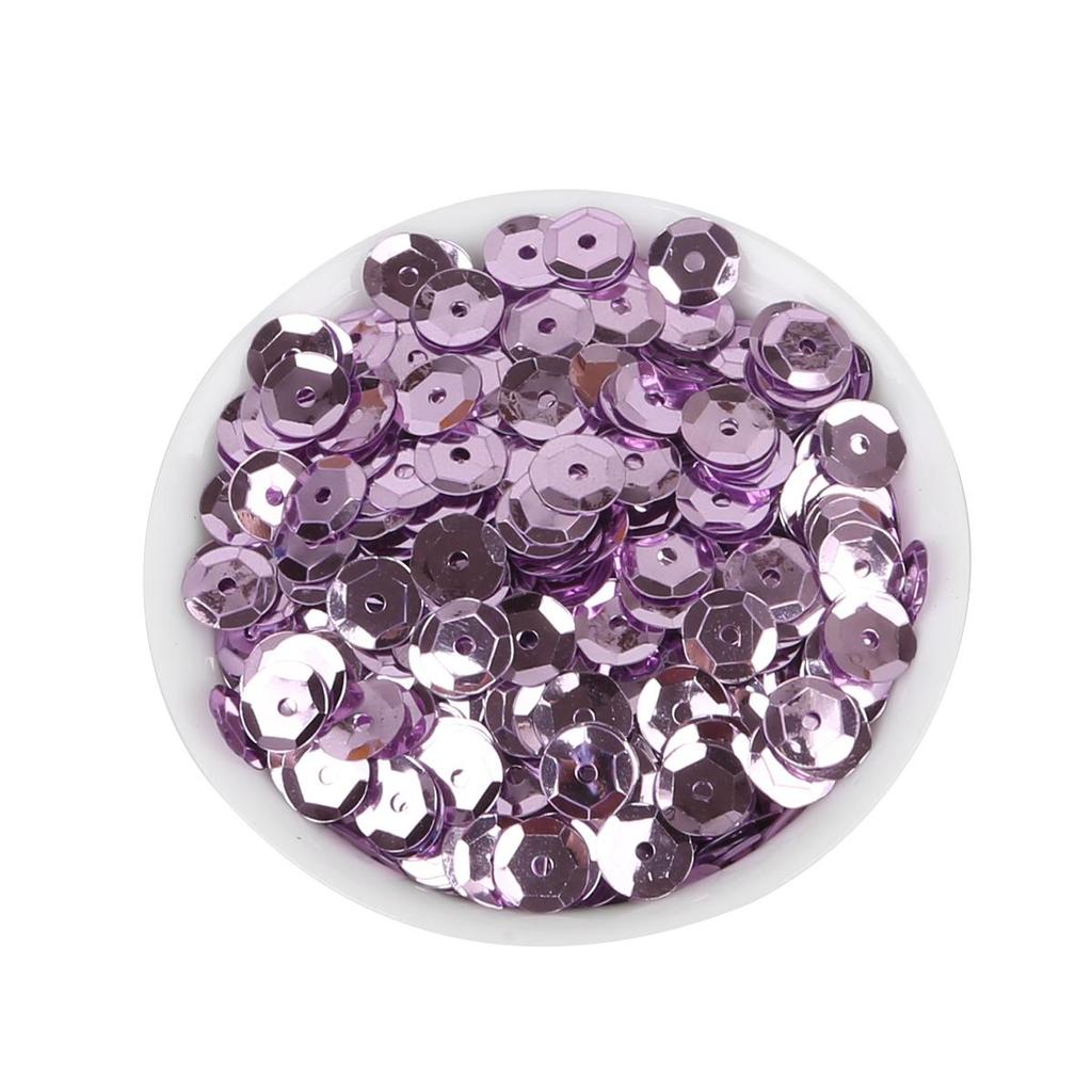 1200pcs(20g) 6mm Sequin PVC Flat Round Loose Sequins Paillettes Sewing Wedding Craft Women Garments Accessories