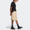 Adidas Originals Riffa City Boy Cargo Solid Color Large Pocket Drawstring Loose Sports Shorts Men Shorts Light-Brown IB8737