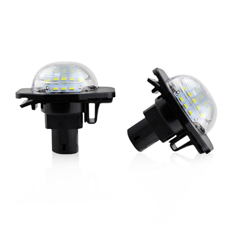 

2pcs 6000K Canbus White For Toyota Corolla(Asia/India) - Zze14# 2007.12-up Led Licence Number Plate LED Lamp Light OEM REPLACE