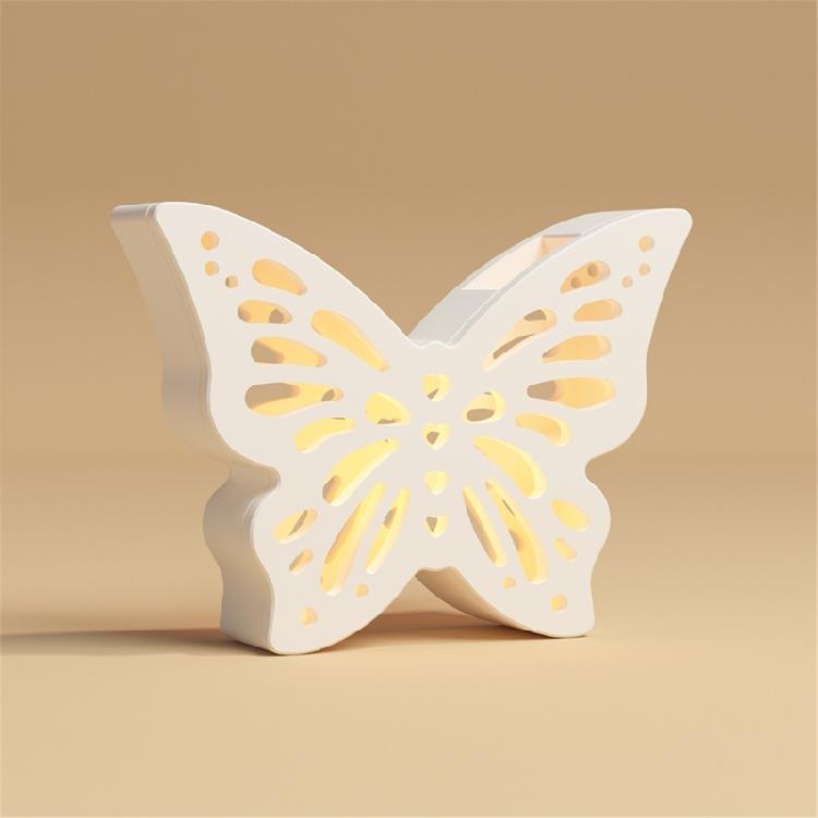 Hollowed Butterfly Heart Silicone Candle Stand Molds for Epoxy Resin Candle Holder Tealight Holder Gypsum Decoration