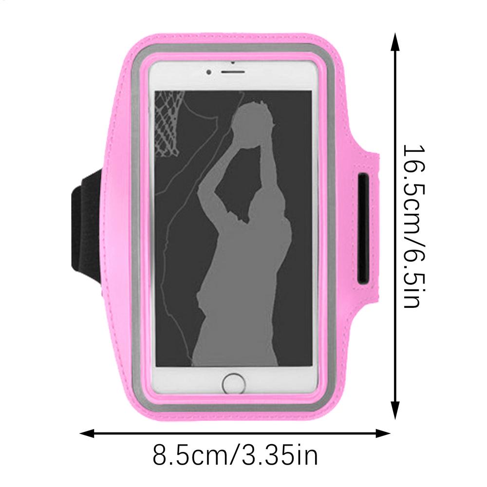 Phone Arm Bands For Running Waterproof Arm Band For Phone For Running Reflective Adjustable Lightweight Shockproof Storage Bag