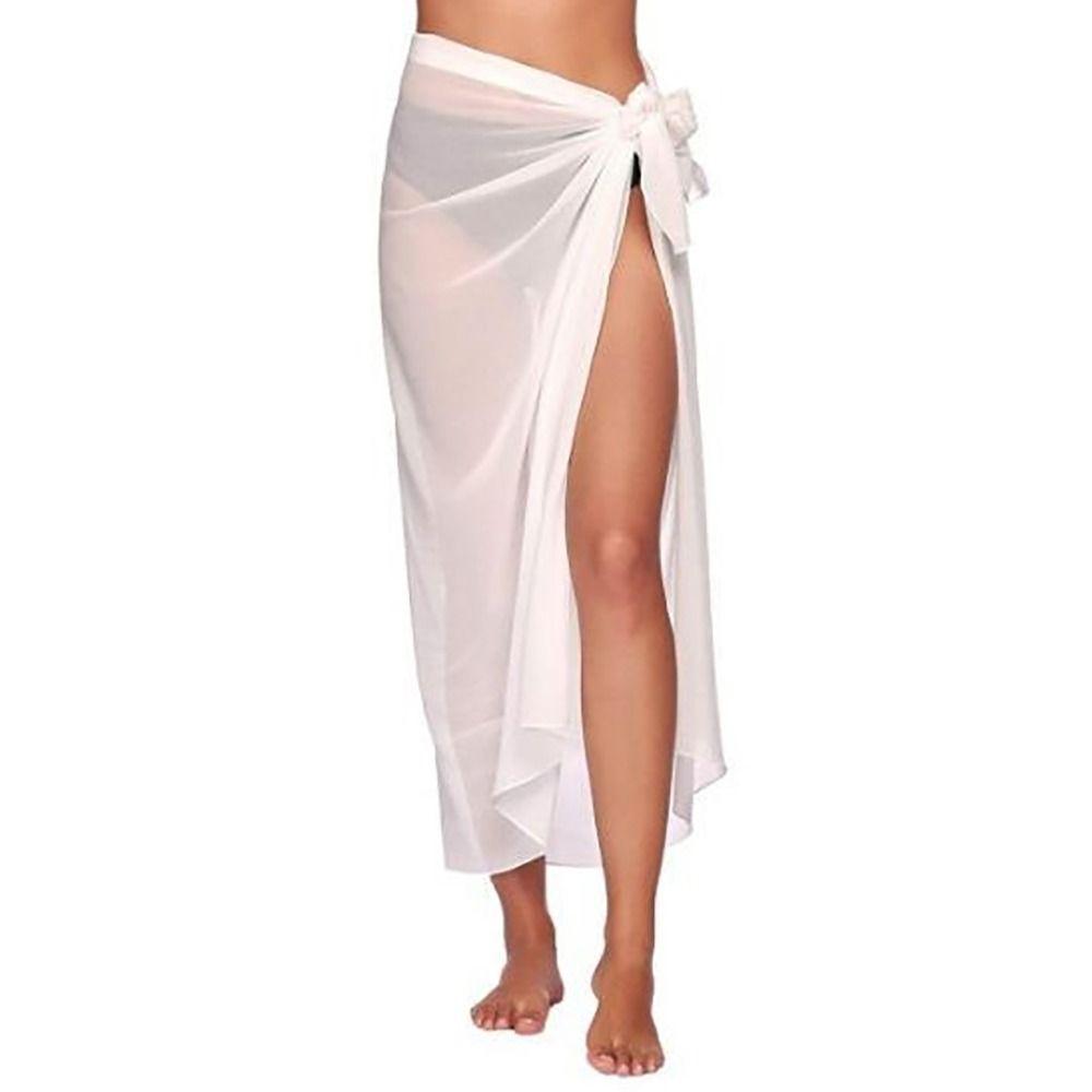 Sexy Swimsuit Coverup Chiffon Wrap Dress Fashion Beach Skirt Female