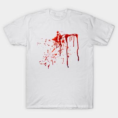 T-shirt Donna Bloody Mashup Stampa Harajuku T-shirt Kawaii Estiva Manica Corta T-shirt Top