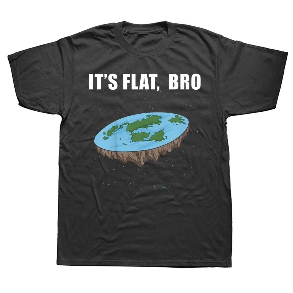 Funny Birthday Gifts The Earth Is Flat Ice Wall Flat Earth T Shirt Unisexs Clothing Graphic Streetwear Short Sleeve Tshirt S