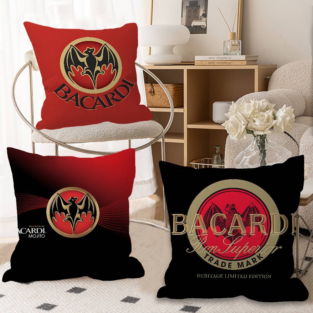 Fine Glasses Unisex Bacardis Cushion Cover Inches Farmhouse Decor Home Throw Pillow Covers For Couch Decorations
