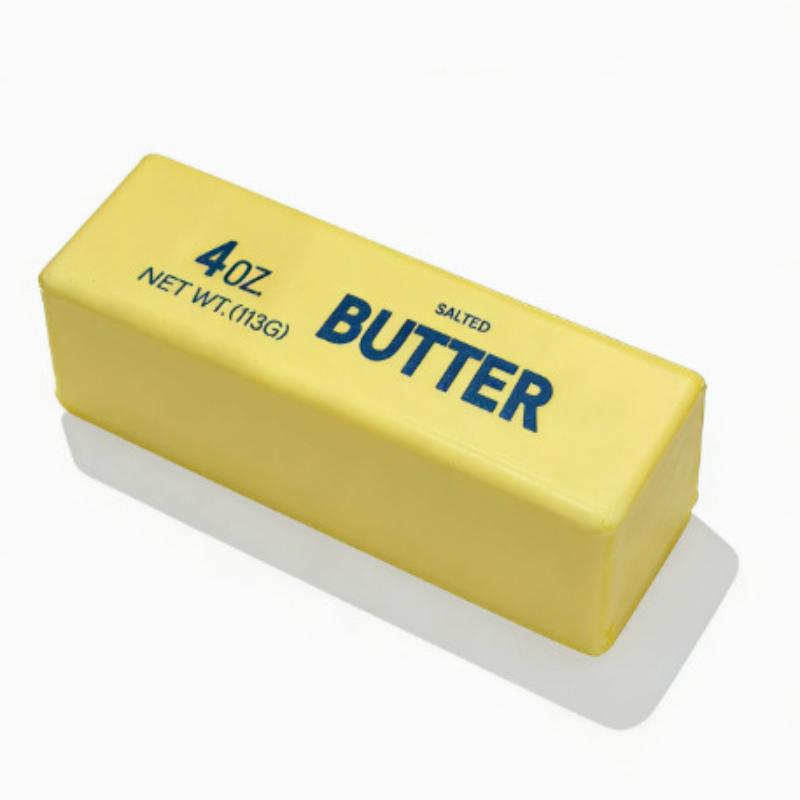 Butter-Stick Squishy Spielzeug Langsam aufsteigend Langsam zurückfederndes Spielzeug Knetspielzeug Butterriegel Ziegelstein Sensorische Spielzeuge Anti-Stress-Entlastung Entspannung Geschenk
