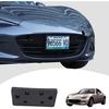 Suporte de Placa de Matrícula Dianteira para Carro em ABS Preto Compatível com Mazda MX-5 ND 2016-2025 Suporte de Placa de Matrícula para Para-choque Dianteiro Suporte de Montagem Sem Furação