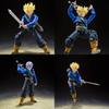 Shf Trunks Future Boy Super Saiyan Pvc Anime Actionfigur mit Ständer Sammlerstück