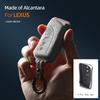 Interior Mouldings Alcantara For Lexus ES200 300H RX UX260 Car Key Case Accessories Keychain Suede Cover Shell Keychain Styling