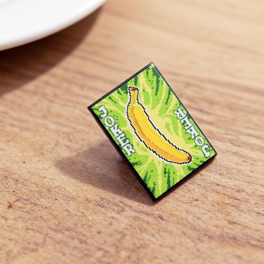 Big Mac Banana Clown Brooch Lapel Pin – Creative Game-Inspired Fan Gift