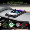 Kabelloses Auto-Ladegerät LadePad LadeMatte Schnell 15W 10W 7.5W Quick Charge Adapter Ständer Halter für iPhone 16 15 14 13 Samsung S25 S24