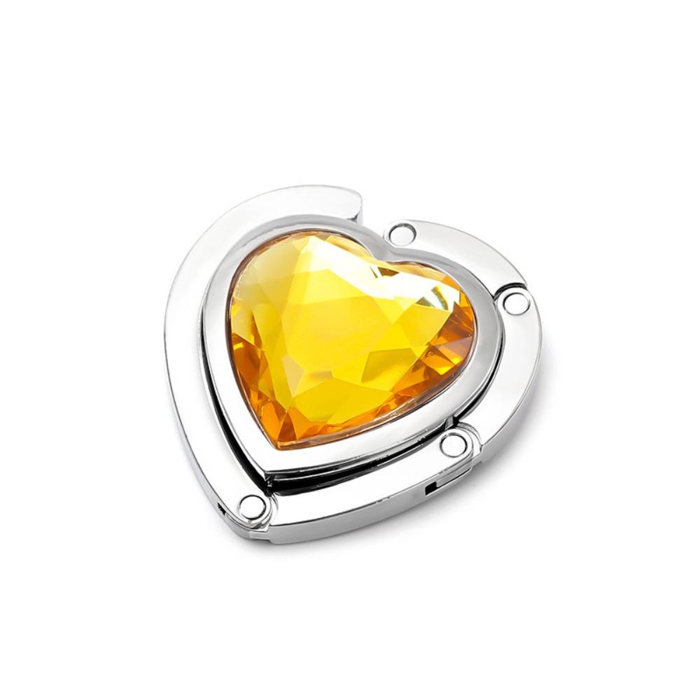 Portable Purse Bag Hanger Rhinestone Handbag Hook Holder Folding Table Hook  Storage Hanger