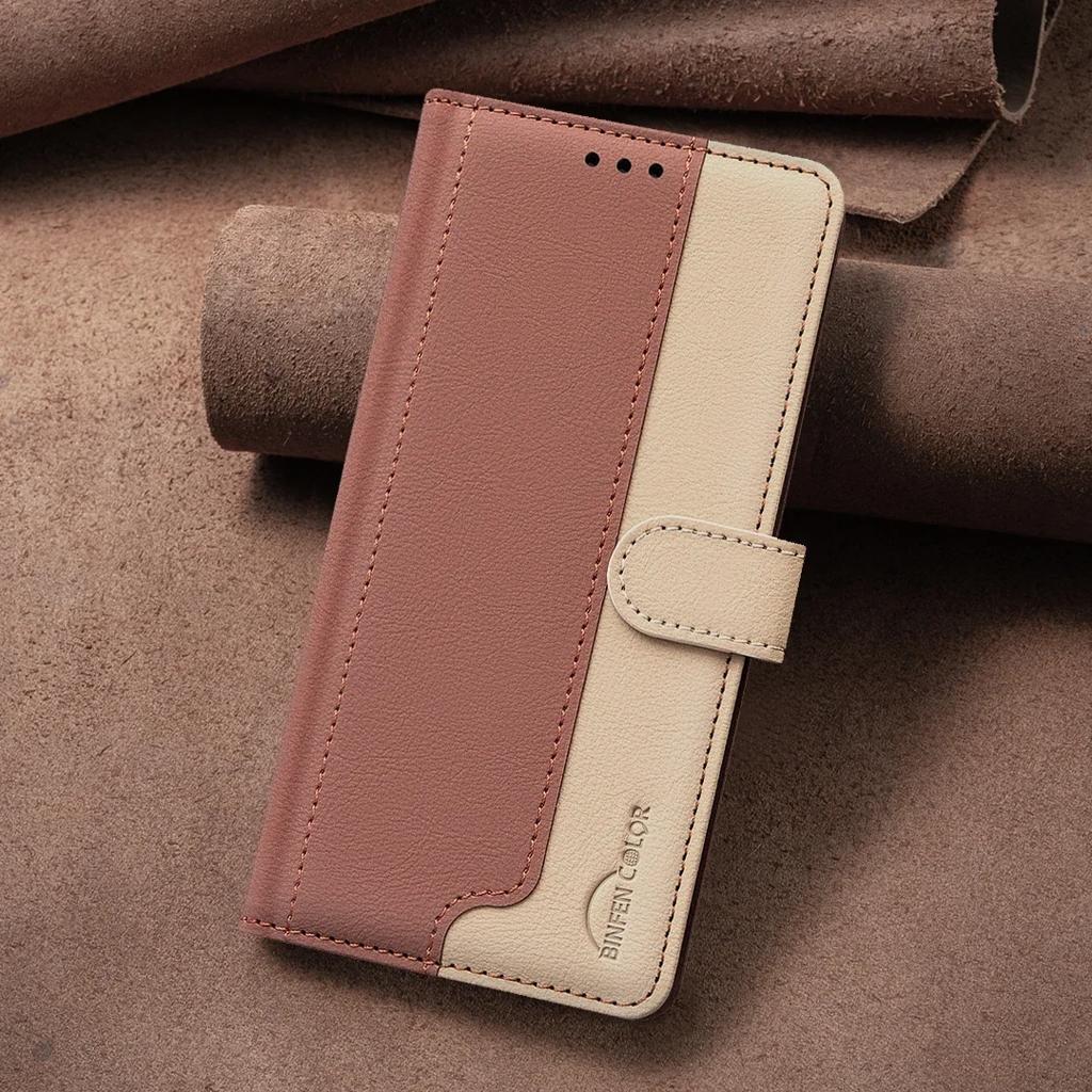 Wallet Card Magnetic Flip Leather Case For Realme Note 60 4G C61 Cover With Card Stand RFID Blocking BF33