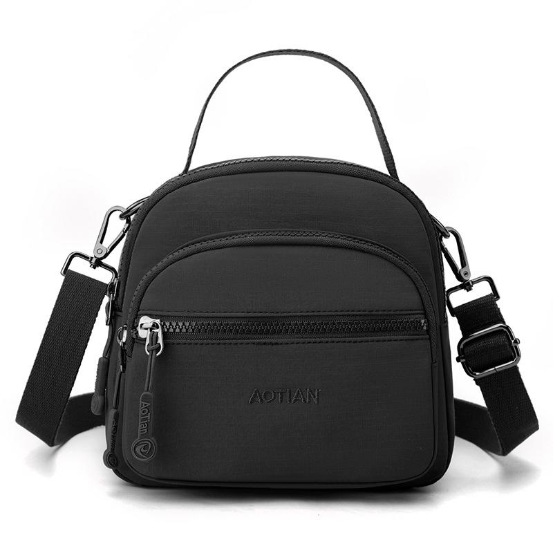 

Женская сумка через плечо, однотонная сумка через плечо чёрный