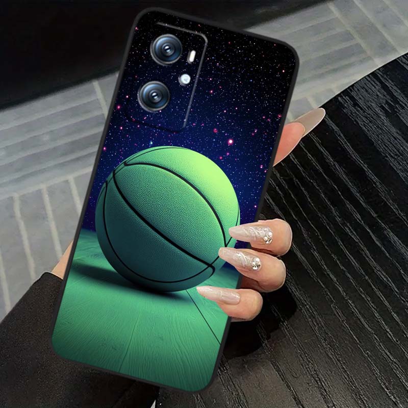 Sports Basketball Cool For OPPO Reno 5 6 7 A96 A40 A58 Realme GT A74 A78 Neo2 A74 A78 Find X5 X3 X7 X8 Black Phone Case