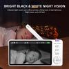 ABM570 5-Zoll Kabelloser Baby Monitor mit HD Infrarot Nachtsicht