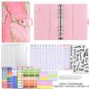 Cross-border Exclusive A6 Gold Foil Macaron PU Leather Hobonichi-Style Budget & Event Planner Notebook