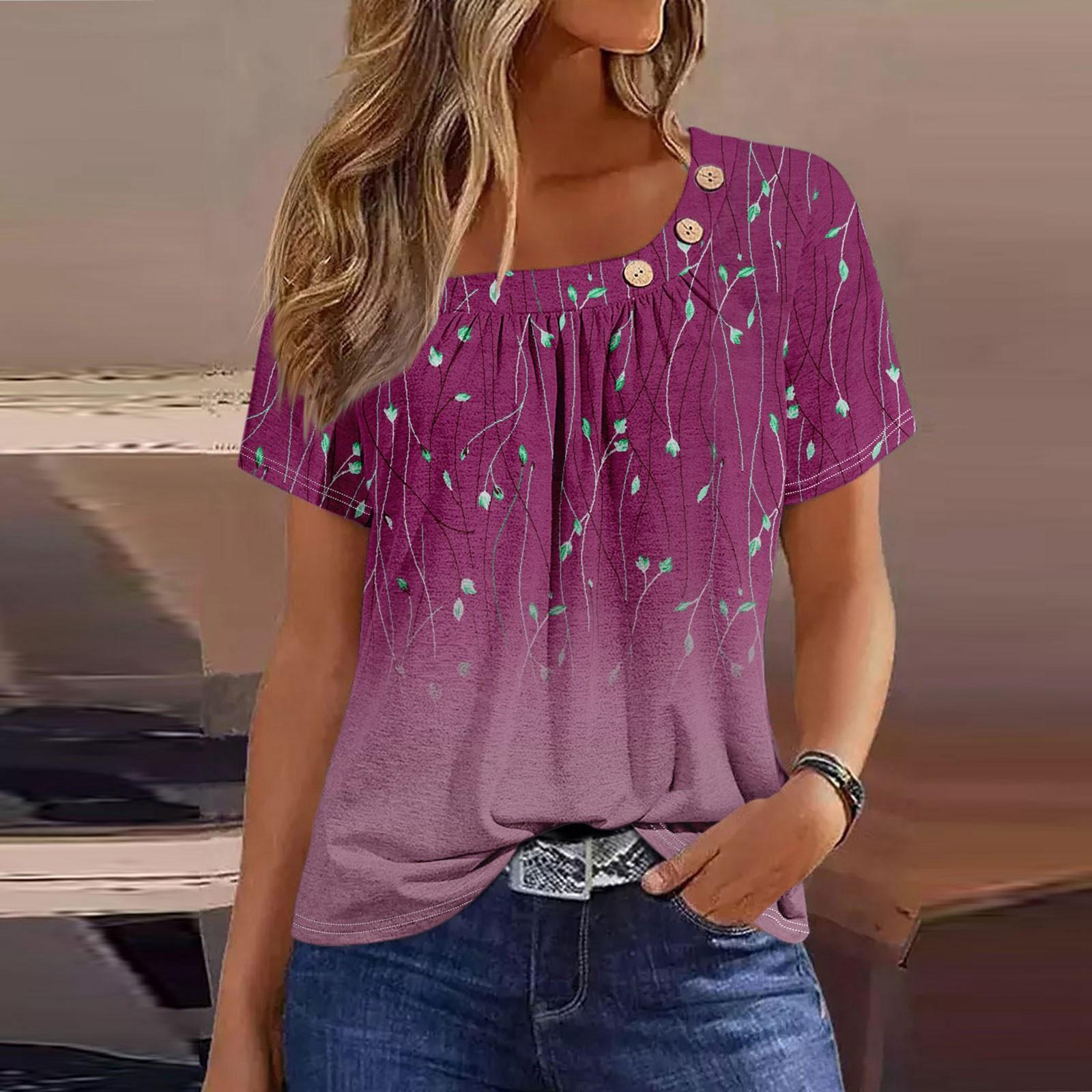 Женская мода с принтом и круглым вырезом — фото 7