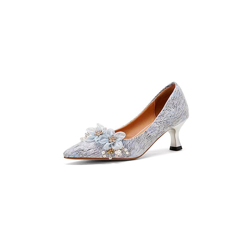 Krazing Pot Sheepskin Pointed Toe Stiletto