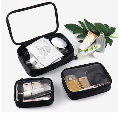 Transparente PVC-Kosmetiktasche für Damen, wasserdicht, durchsichtige Make-up-Taschen, Beautycase, Make-up-Organizer, Aufbewahrung, Bad, Kulturbeutel