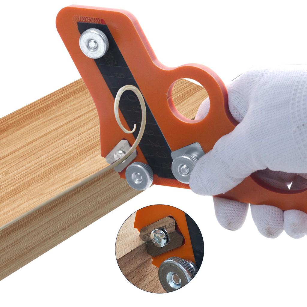Woodworking Edge Corner Planer Edge Banding Arc Trimming Blade for Scraper Board PVC Binding Edge Trimmer Deburring Tool