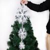 Small Adorable Plastic Christmas Snowflakes For Creative Holiday Party Decorations