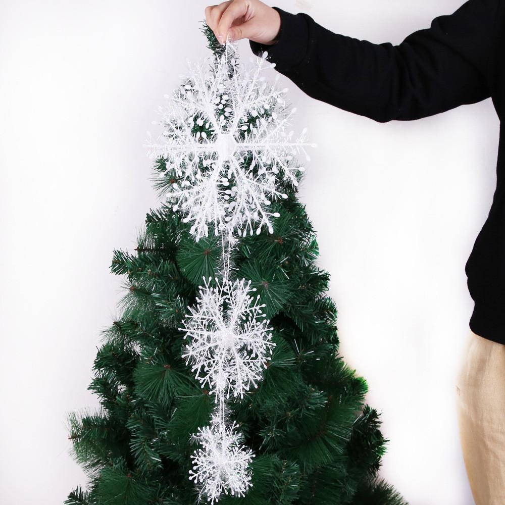 Small Adorable Plastic Christmas Snowflakes For Creative Holiday Party Decorations